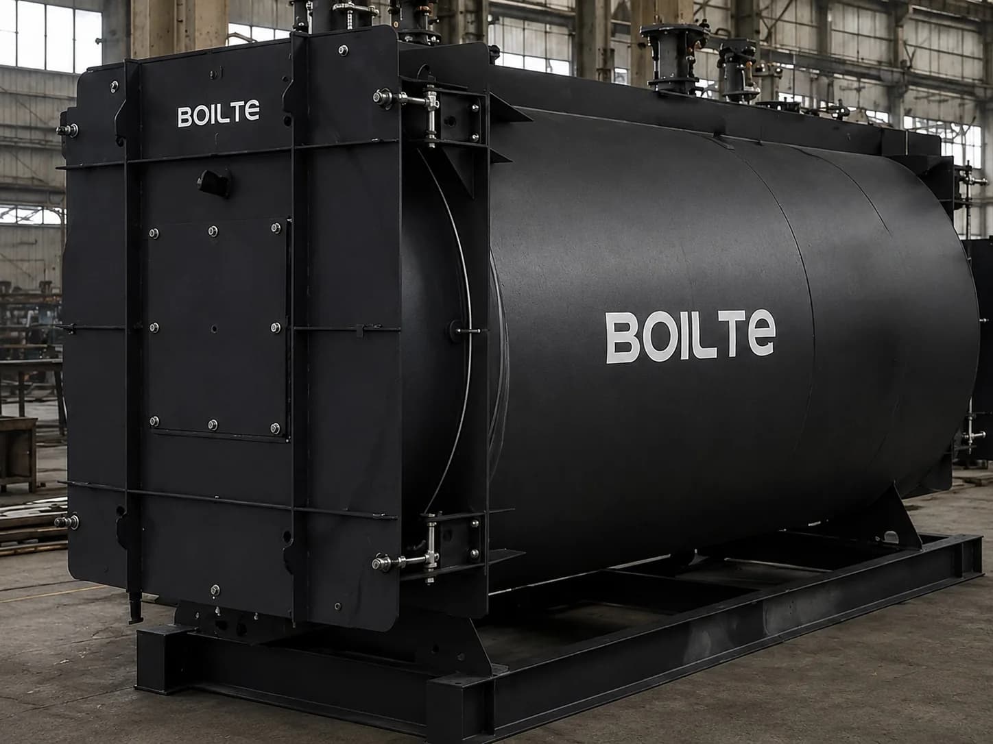 Finished Boilte boiler after painting