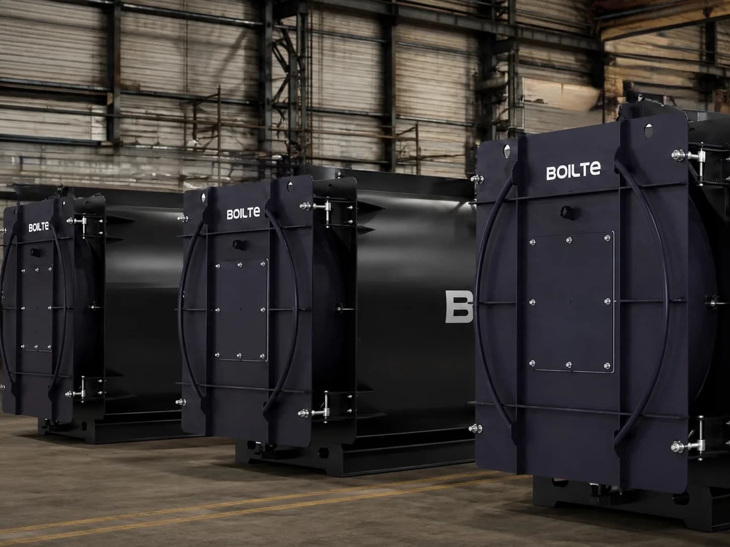 Batch of finished Boilte boilers in the shop