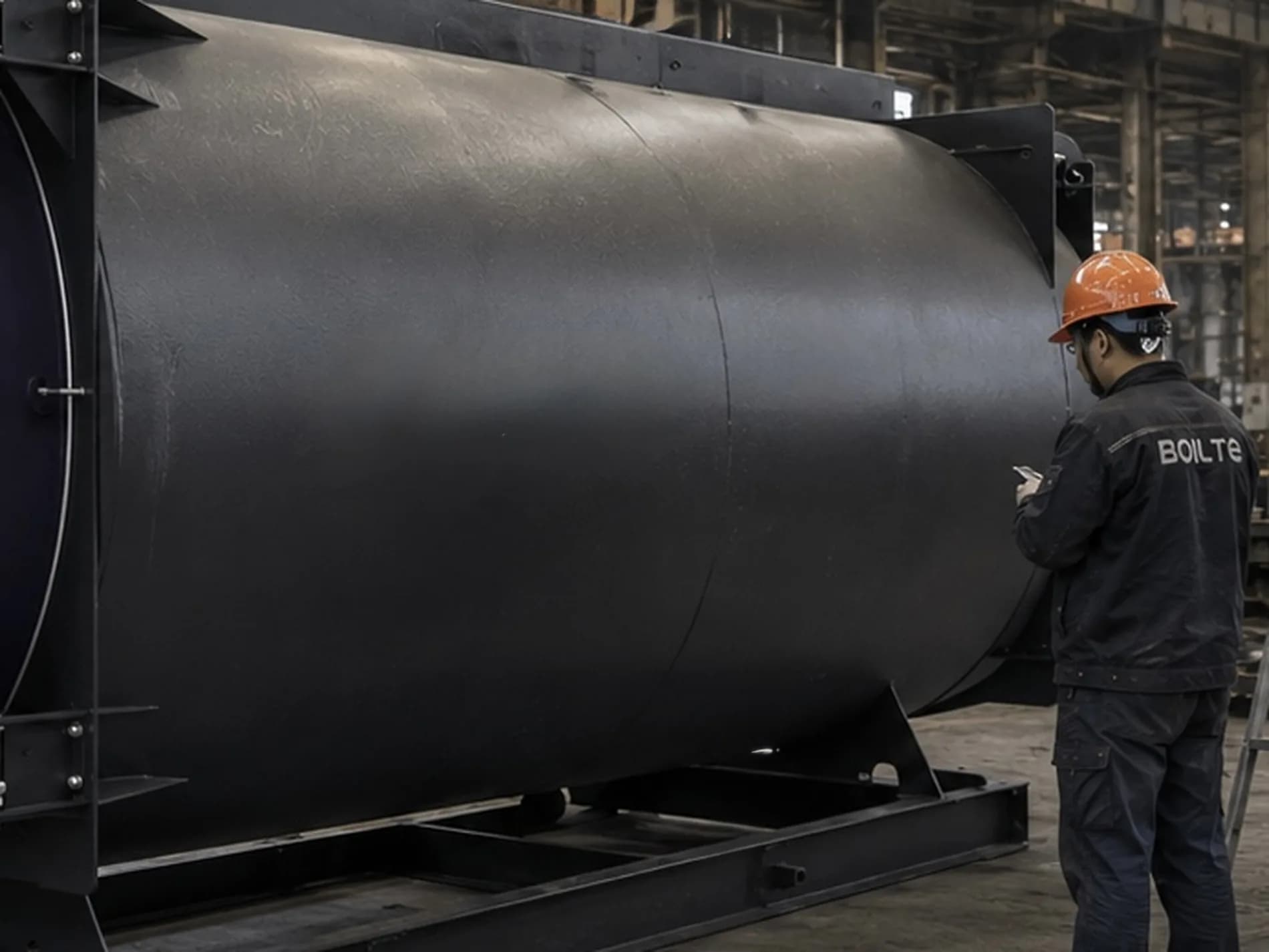 Accepting a finished boiler before packaging